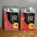 Set Of 2, Omni The Complete Satellite Speaker Mounting Kit Wall/ceiling. Fixed Price $19.99.