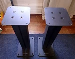 Bowers & Wilkins FS-600 Speaker Stands 24", Steel/aluminum, Black. Fixed Price $180.00.
