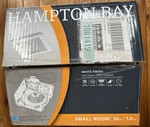 Hampton Bay Energy Star 50 Cfm Bathroom Exhaust Fan, Wall/ceiling Mount. Fixed Price $42.00.