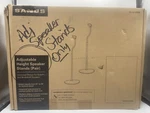 Sanus Adjustable Height Speaker Stand Extends 28"- 38" Set Of Model: Htbs. Fixed Price $68.95.