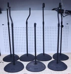 Used Sanus Adjustable Height Metal Black Stereo Speaker Stands X7 - Model Htbs. Fixed Price $99.99.