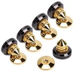 Facmogu 4PCS Golden Speaker Isolation Spikes With Plated Pads .... Fixed Price $33.90.