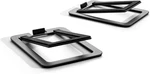 Audioengine DS2M Metal Speaker Stands Pair - Tilted Steel Bookshelf Gray. Fixed Price $65.69.