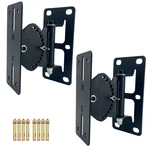 Wall Mount Brackets For Large Speakers, 100 Lb Capacity, Black (2 Pack). Fixed Price $35.91.