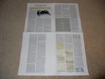 Sonic Frontiers SFM-160 Tube Amplifier REVIEW,4 PG,1994. Fixed Price $9.99.