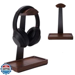 Nirvash Walnut Headphone Stand, Wood Headset For Desk, Gaming. Fixed Price $42.99.