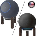 Natural Wood Speaker Stand For Echo 4TH Gen & Studio Built-in Cable Management. Fixed Price $51.29.
