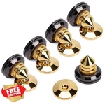Facmogu 4PCS Speaker Isolation Spikes Pads. Fixed Price $34.99.