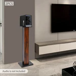 Bookshelf Floor Speaker Stands 1PAIR Wood Column Home Theater. Fixed Price $60.61.