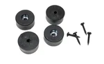 (4 Pack) Penn Elcom 3/4" X 1-1/2" Rubber Feet For Amp/ Case/ Speaker F1686/20. Fixed Price $8.25.