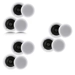 Pyle PDIC1661RD 6.5" 200 Watt Ceiling/wall Way Speaker System Pair (3 Pk). Fixed Price $110.99.