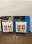 Ce Tech Speaker Wall Plate With 14 Binding Posts White Lot Of 2. Fixed Price $15.00.