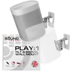 Wall Mount White Pair Compatible With Sonos Only Twin Pack Adjusta. Fixed Price $38.15.