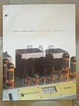 Sonic Frontiers Oem Product Brochure SFS-80 Stereo Vacuum Tube Amp Nice #2. Fixed Price $20.00.