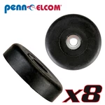 Eight Pack Penn Elcom F1687 Rubber Cabinet Foot 1.5" Dia. X 0.375" Heavy-duty. Fixed Price $5.92.