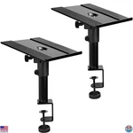 Vivo MOUNT-SP01CB Clamp-on Speaker Stand Set 2 Pack With Adjustable Trays. Fixed Price $112.33.