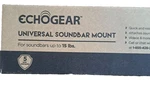 Echogear EGSB1 Universal Soundbar Mount 15 Lb Adjustable Tv Bracket Black. Fixed Price $14.99.