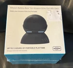 Mission Battery Base For Amazon Echo Dot (4TH Gen) - Black. Fixed Price $8.00.