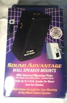 Nos Sound Advantage Point White Wall Home Speaker Mounts Model WSM02-W. Fixed Price $30.00.