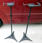 Omni Surround Satellite Speaker Mount Adjustable Cast Iron Stand Pole 31"- 46". Fixed Price $39.00.