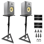 Axcessables Studio Monitor Speaker Stands Pair. 80LB Capacity Per Stand. Adjusta. Fixed Price $106.70.
