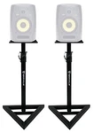 (2) Rockville Adjustable Studio Speaker Stands For Krk VXT-8. Fixed Price $64.95.