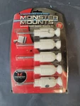 Monster Mounts Home Theatre Surround Sound Speaker Mounting Kit 120744-00 White. Fixed Price $29.99.