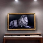 32" To 75" Inch Ornate Frame For Samsung The Tv, Marble Gold Finish. Fixed Price $247.00.