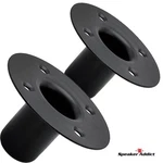 Pair Steel Speaker Pole Mounting Socket Cup Top Hat 1-1/2" Tripod Stand Black. Fixed Price $13.95.