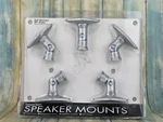 Satellite Speaker Mounts Vantage Point Silver 5-PACK New SATS05-S. Fixed Price $14.98.
