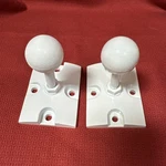 Pair Of Jbl 179-00002-00 179-00002-01 Ball Mounts For Control 25 And 28 Speakers. Fixed Price $39.99.