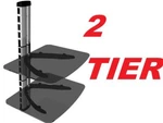 2 Tier Shelf For Stb Dvd Cable Box Hd PS4 Atsc Android Tv Wall Mount Bracket Lcd. Fixed Price $27.60.