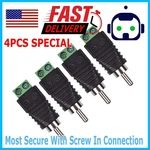 Pcs Speaker Wire Cable Audio Male Rca Connector Adapter Jack Plug Bose M247. Fixed Price $6.95.