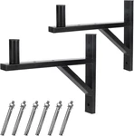 Heavy Duty Dual Speaker Wall Mount Brackets Supports To 110LBS,PA. Fixed Price $57.86.