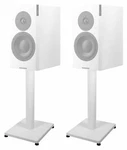 Pair 21 Steel White Stands For Dynaudio Xeo 10 Bookshelf Speakers. Fixed Price $64.95.