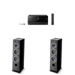 Focal Vestia NO4 Black 3-WAY Floorstanding Loudspeakers Pair With RX-A8ABL Av.... Fixed Price $5529.99.