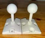 Pair Of Jbl 179-00002-00 179-00002-01 Ball Mounts For Control 25 And 28 Speakers. Fixed Price $70.00.