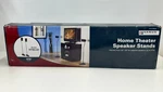 Sanus HTB3-B1 Speaker Stands Pair Adjustable 26-39" Home Theater Set. Fixed Price $39.95.