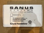 Sanus NF24 Speaker Stands 24" Height Pair. Cherry. New. Old Stock.. Fixed Price $34.00.
