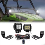 Weisen A-pillar Led Light Pods Mount Bracket Wire Kit For Honda Pioneer 1000 500. Fixed Price $49.99.