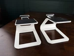 Kanto Elevated Desktop Speaker Stands (white) - Pair, Great Condition. Fixed Price $90.00.