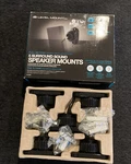 Level By Elexa Surround Sound Full Motion Speaker Mounts-box Of 5. Fixed Price $23.99.