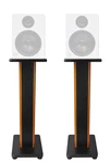 (2) Rockville 28" 2-TONE Studio Monitor Speaker Stands For DPM5W. Fixed Price $99.95.