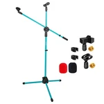 5 Core Microphone Floor Adjustable 63" Tripod Stands W Boom Arm. Fixed Price $21.99.