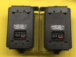 2 Vintage Realistic Minimus 3.5 Speakers 40-1996 W/ Bracket Mounts Tested Works. Fixed Price $69.99.
