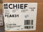 Chief Fusion Mounting Adapter For Speaker - Black Taa Compliant 42" FCA831. Fixed Price $45.00.