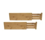 Lipper International Bamboo Dresser Drawer Dividers, Set Of 2. Fixed Price $30.00.