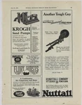 1925 R.d. Nuttall Co. Ad: Electro Steel Pole Head For Mining - Pittsburgh, Pa. Fixed Price $21.84.