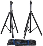 Pair Rockville RVES1 Adjustable Tripod Speaker Stands+carry Bag/universal. Fixed Price $49.95.