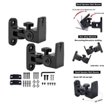 2 Pack Universal Speaker Wall Mount Bracket Tilt Swivel Heavy Duty Steel 30LBS. Fixed Price $36.99.